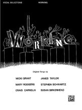 Working-Vocal Selections piano sheet music cover
